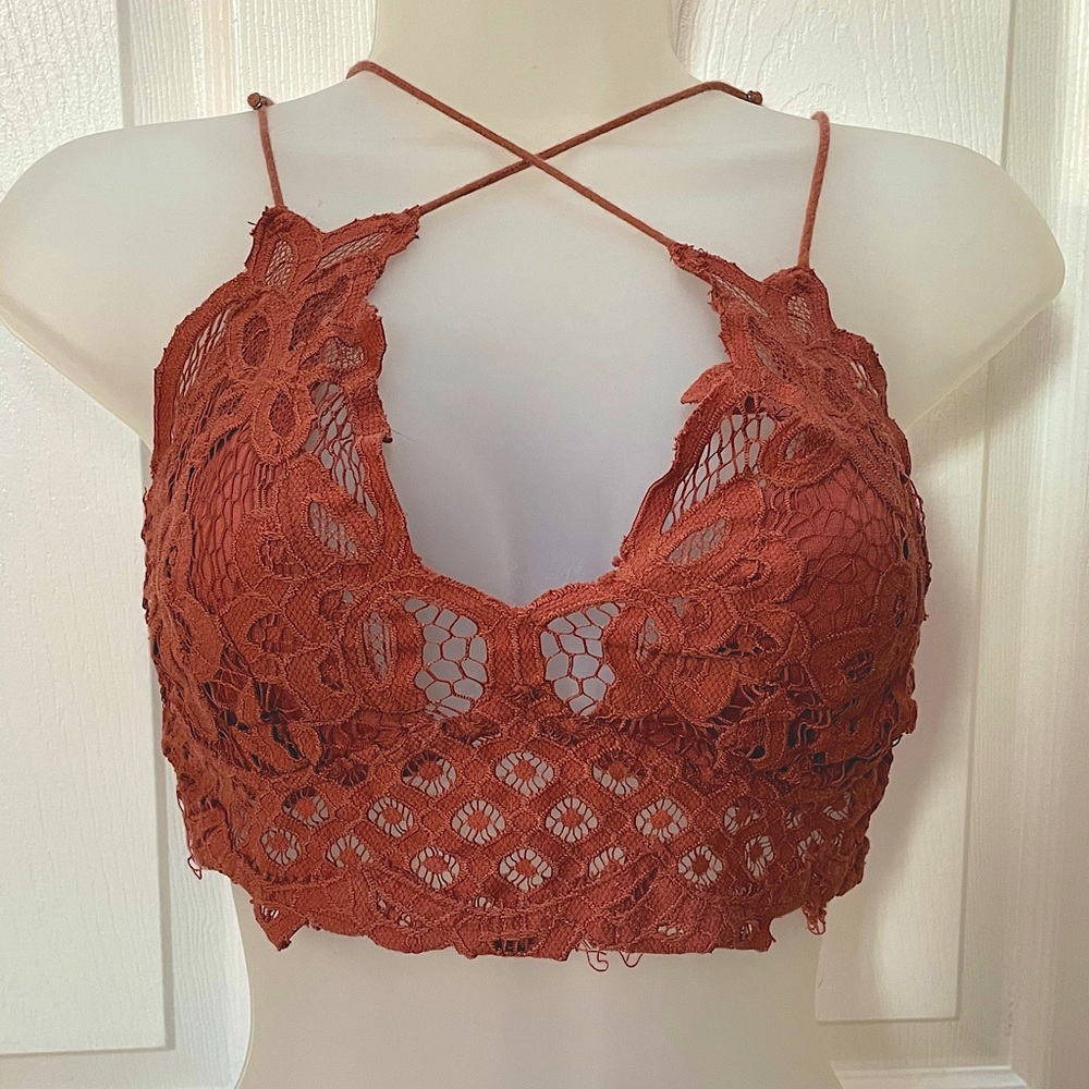 Free People Rust Bralette